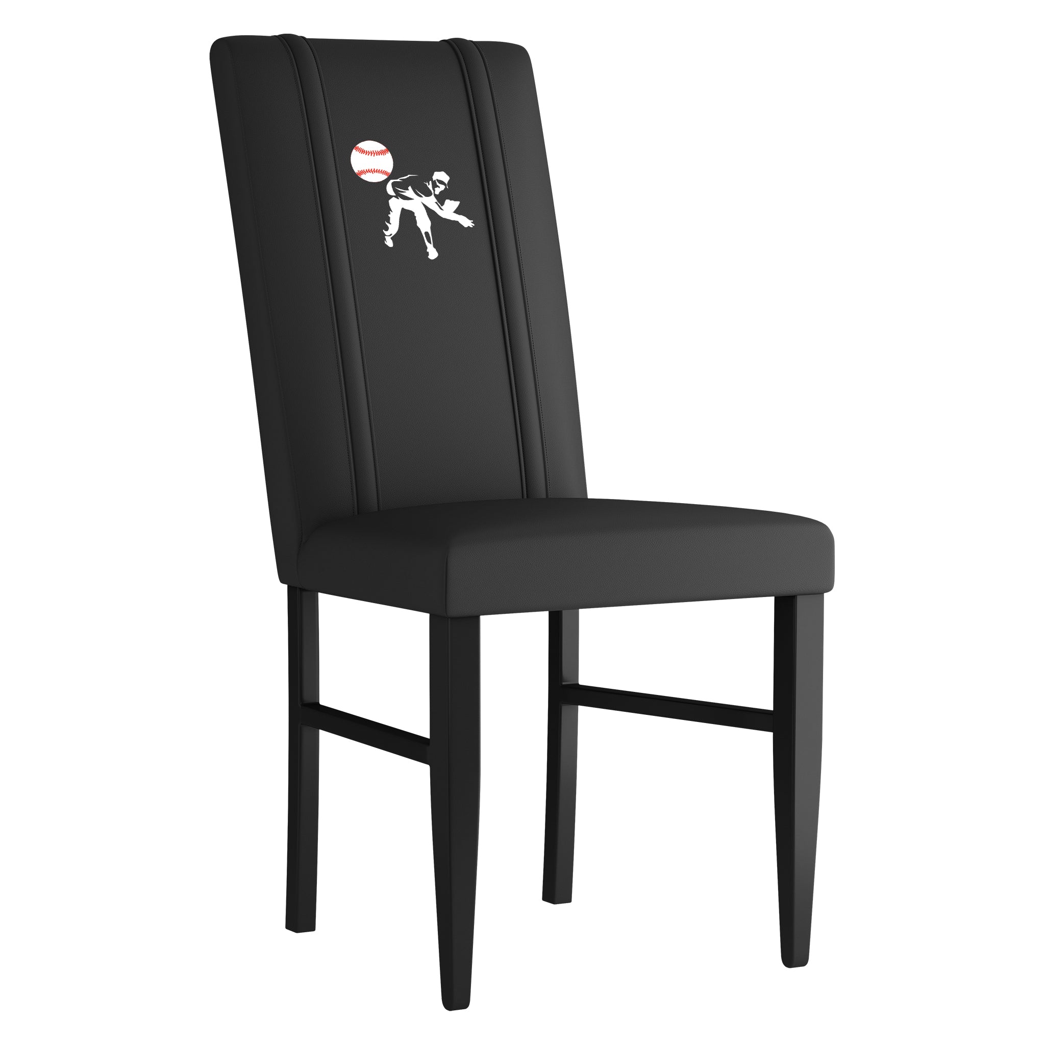 Side Chair 2000 with Baseball Pitcher Logo Panel Set of 2