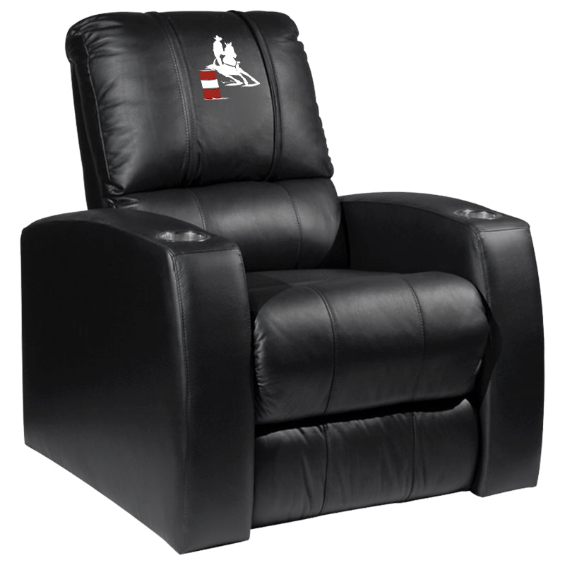 Relax Home Theater Recliner with Barrel Rider Logo