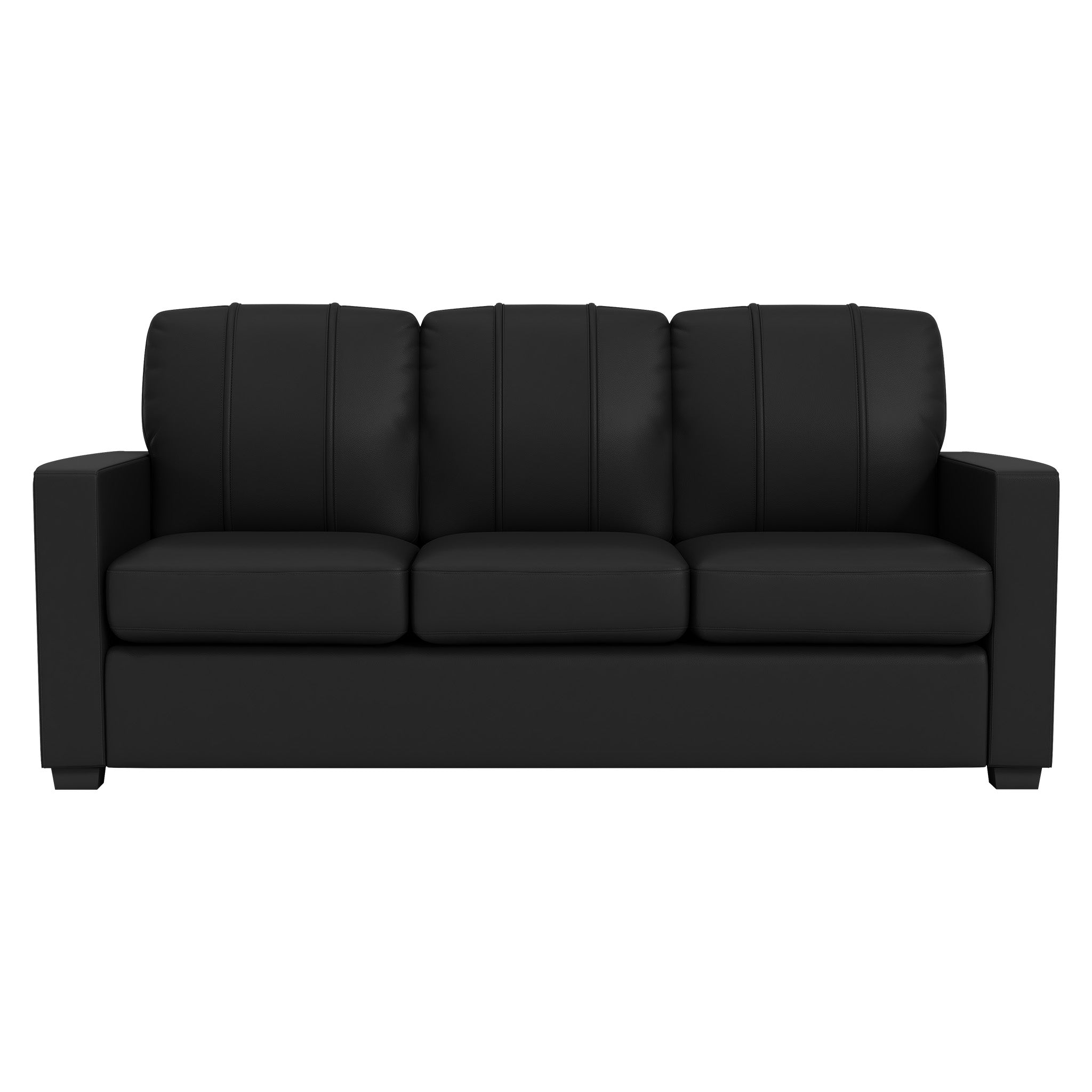 Silver Sofa with Barrel Rider Logo