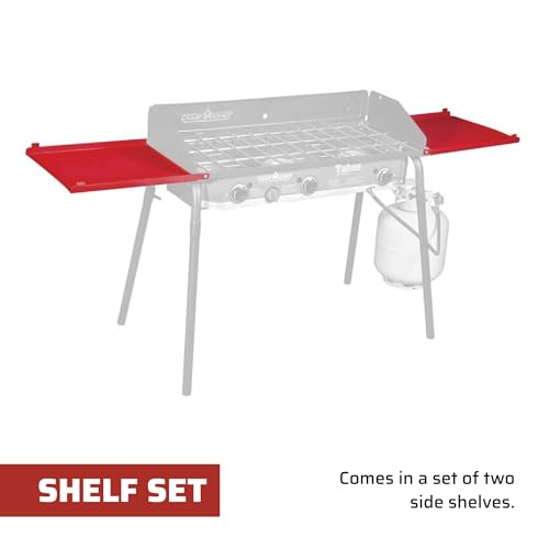 Camp Chef Folding Side Shelf Set for 2 Burners