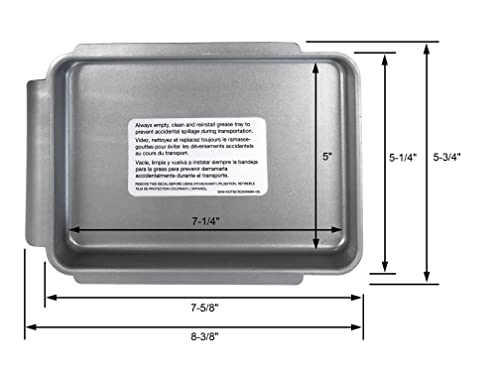 Non Applicable Grease Drip Tray/Pan for Coleman Portable Roadtrip Grills, Series 9949