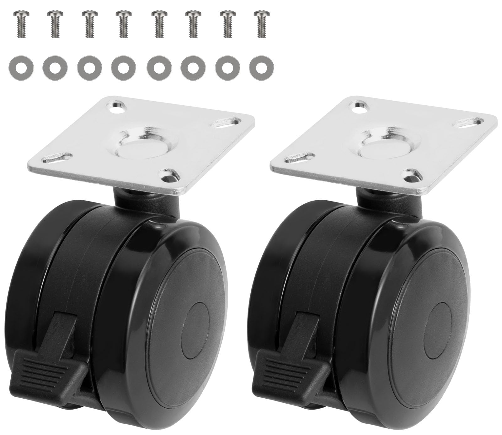 69828 Locking Casters for Weber Spirit Grill Replacement Wheels Weber Spirit E215 E210 S210 E220 S220 Grill Parts Spirit E310 Spirit E320 S310 S320 Grill Wheels Weber Spirit 200 & 300 SER Grills, 2PCS