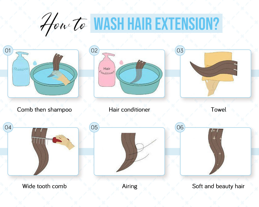 how to wash virgin sew in weft human hair
