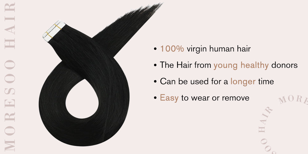 human hair virgin tape in