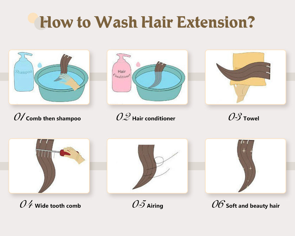 how to wash balayage brown tape in human hair extensions