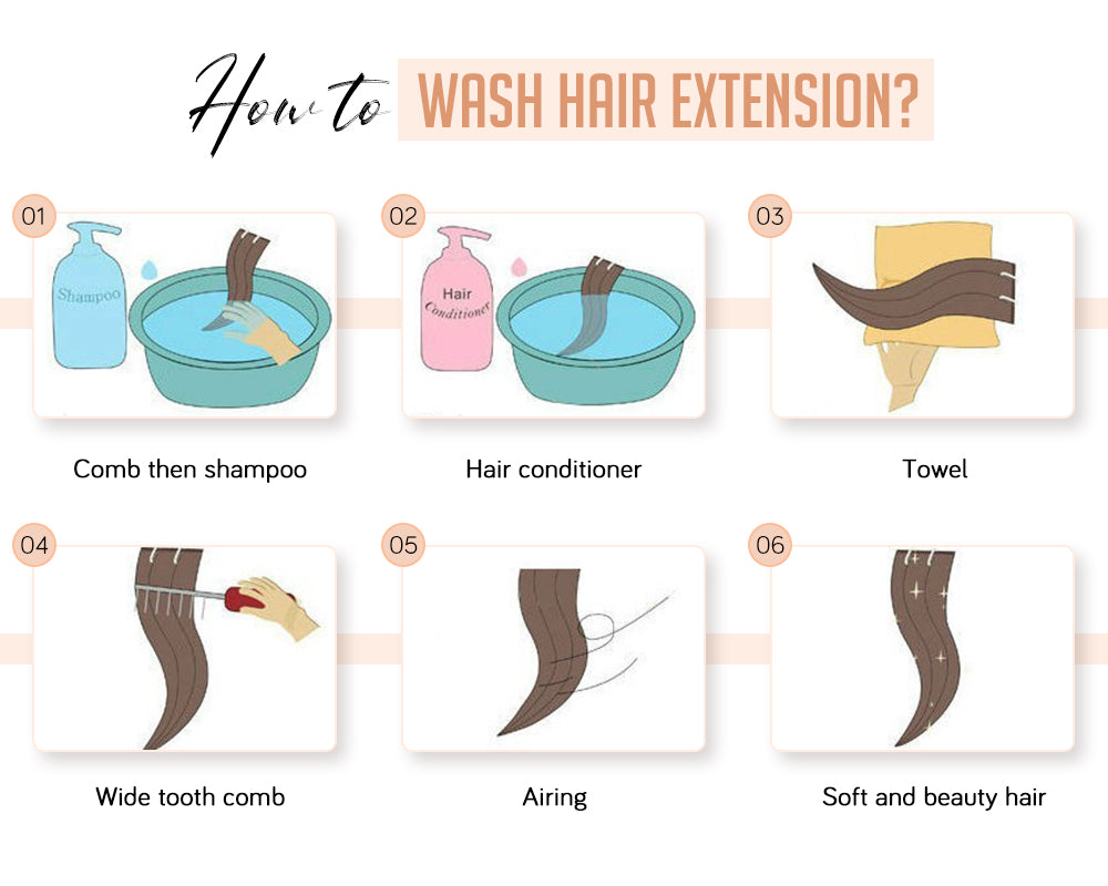 how to wash injection tape in virgin human hair extensions