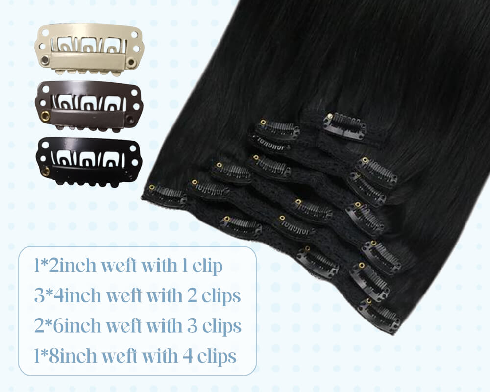 clip in hair extension remy human hair