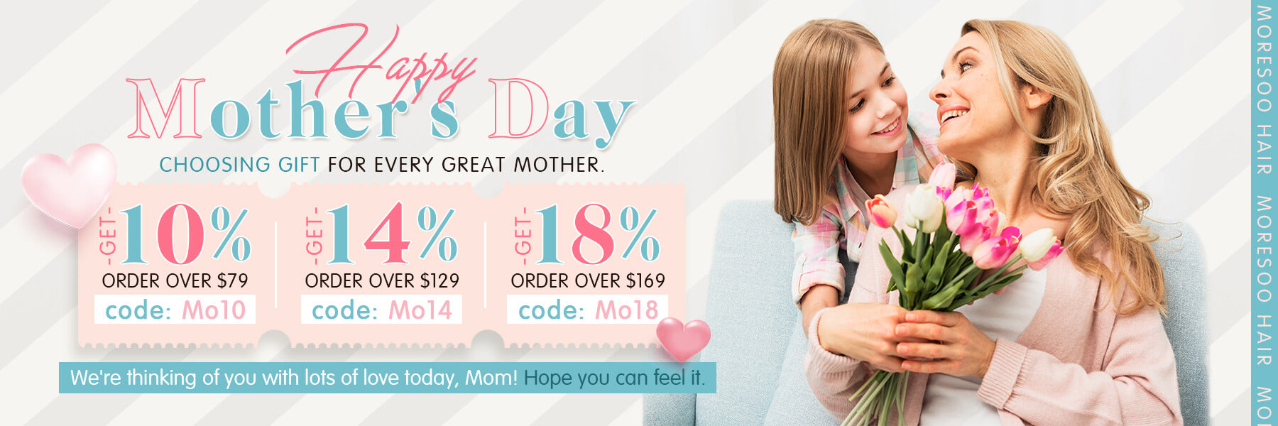 Happy Mother's Day Big Sale for Mother Remy Human Hair Virgin hair on sale quality hair