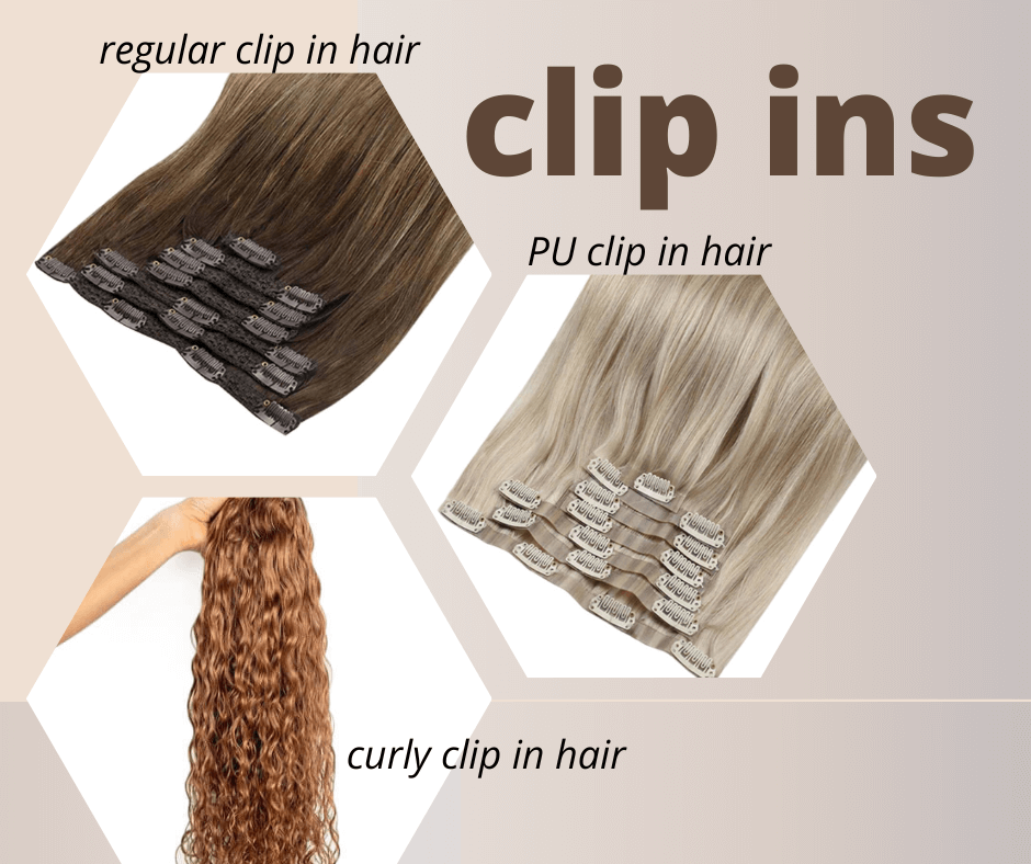 clip in human hair extensions