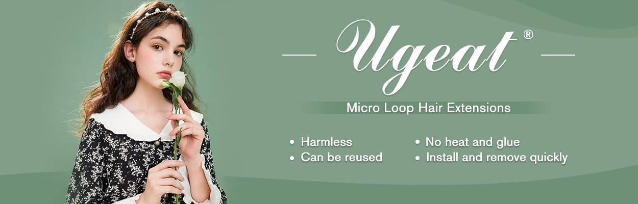 Ugeat micro loop hair extensions
