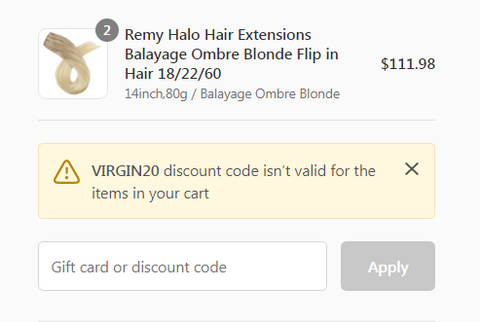 code isn’t valid