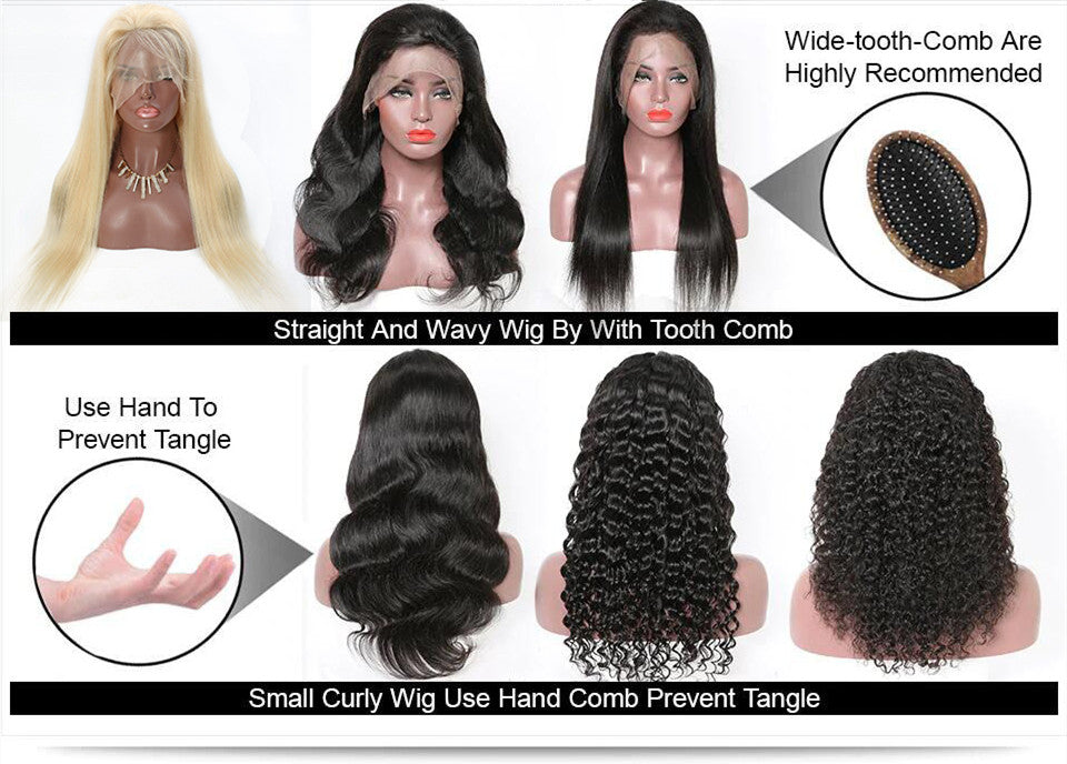 how to brush and care your hair wigs