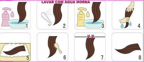 how to wash hair extensions