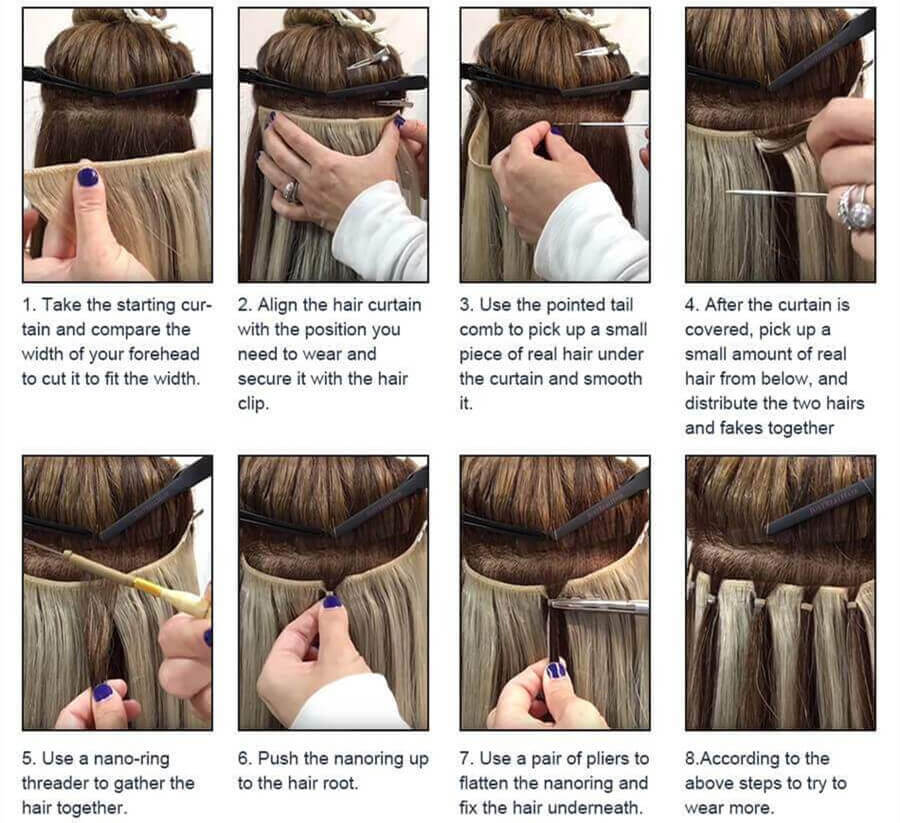 How to wear our hair weft