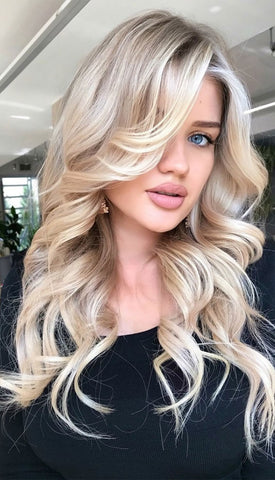 balayage blonde hair extensions