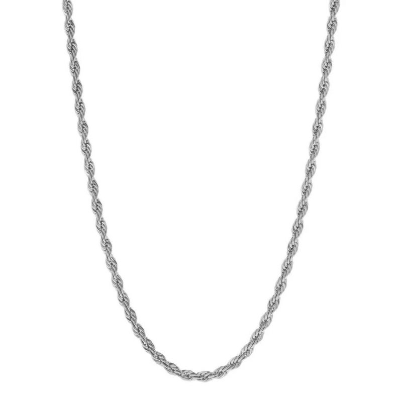 White Gold Rope Chain