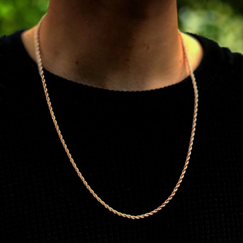 3MM Gold Rope Chain
