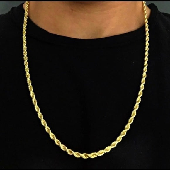 3MM Gold Rope Chain