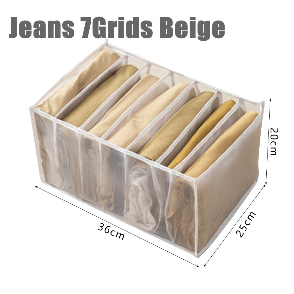 Jeans Closet Organization Storage Box