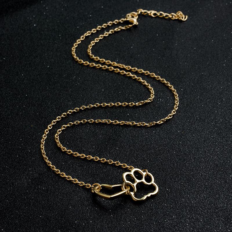 Heart And Paw Necklace 70% OFF!