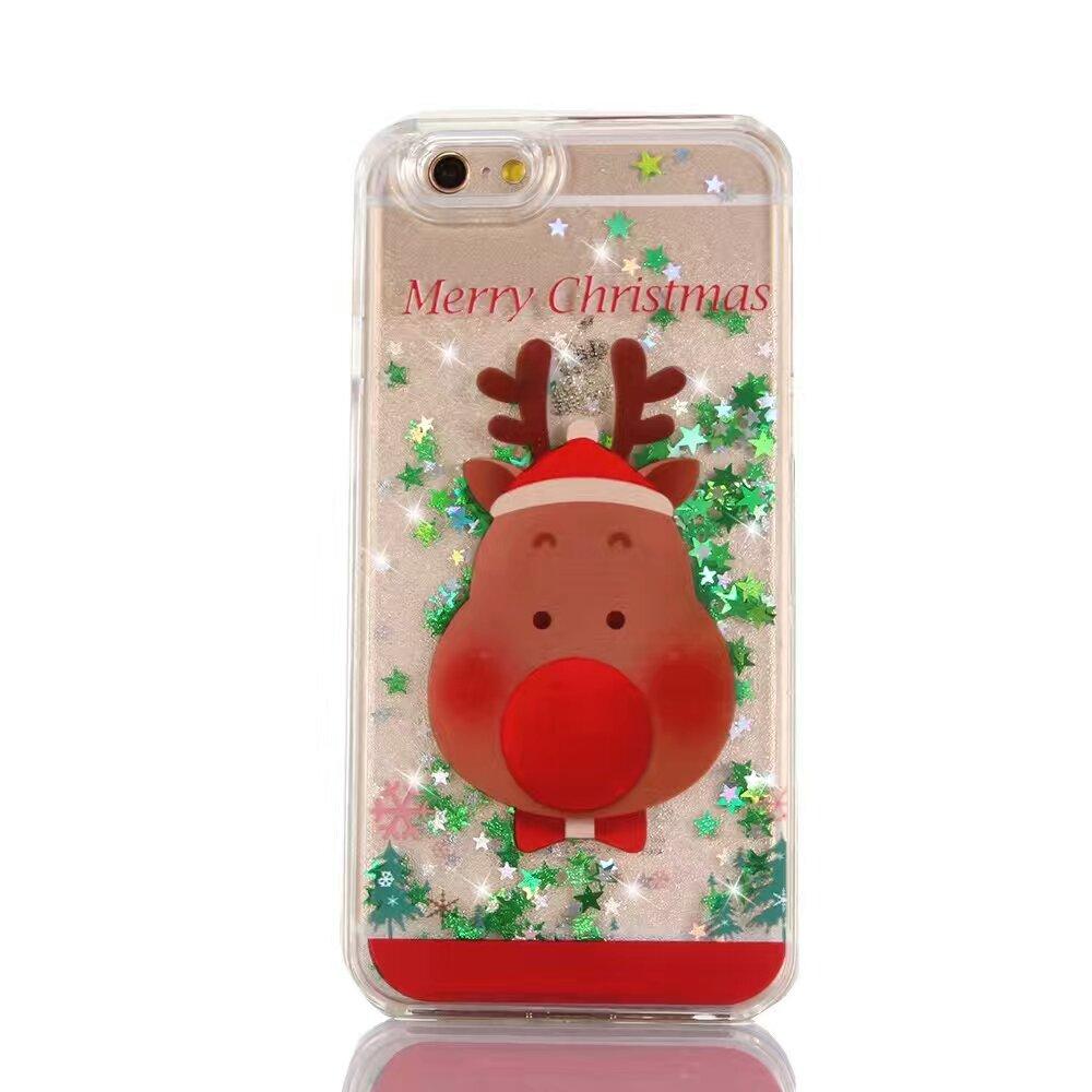 Christmas Tree & Santa Claus Phone Case