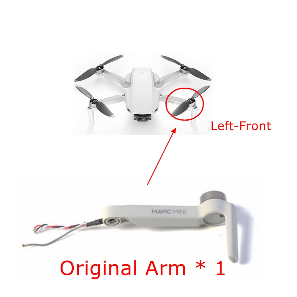 Original NEW DJI Mavic Mini Motor Arm Repair Spare Parts Replacement Drone Accessories