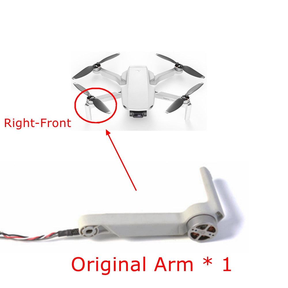 Original NEW DJI Mavic Mini Motor Arm Repair Spare Parts Replacement Drone Accessories