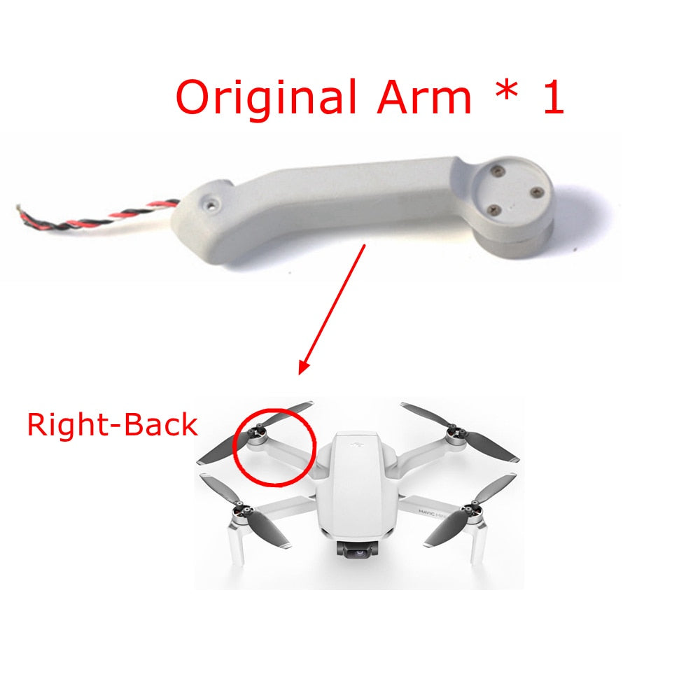 Original NEW DJI Mavic Mini Motor Arm Repair Spare Parts Replacement Drone Accessories