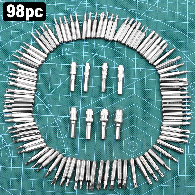 115 In 1 Screwdriver Set Magnetic Screwdriver Set Phone Repair PC Tool Kit Precision Torx Hex Screwdriver Hand Tools