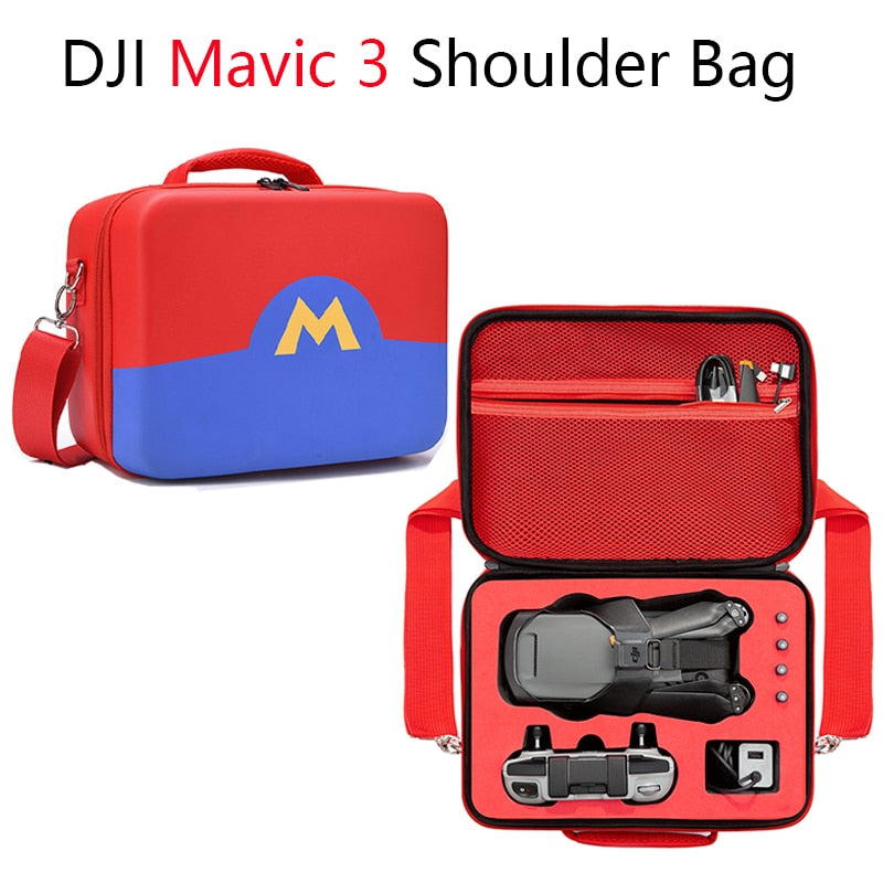 DJI Mavic 3 Carrying Storage Case Shoulder Bag Waterproof Hardshell Suitcase Handbag Mavic 3 Drone Accessories Storage Box