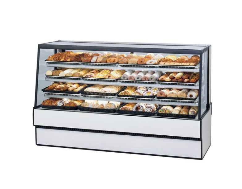Natural Oak Exterior Color Non Refrigerated Self-Serve Display Federal SN48SS 77