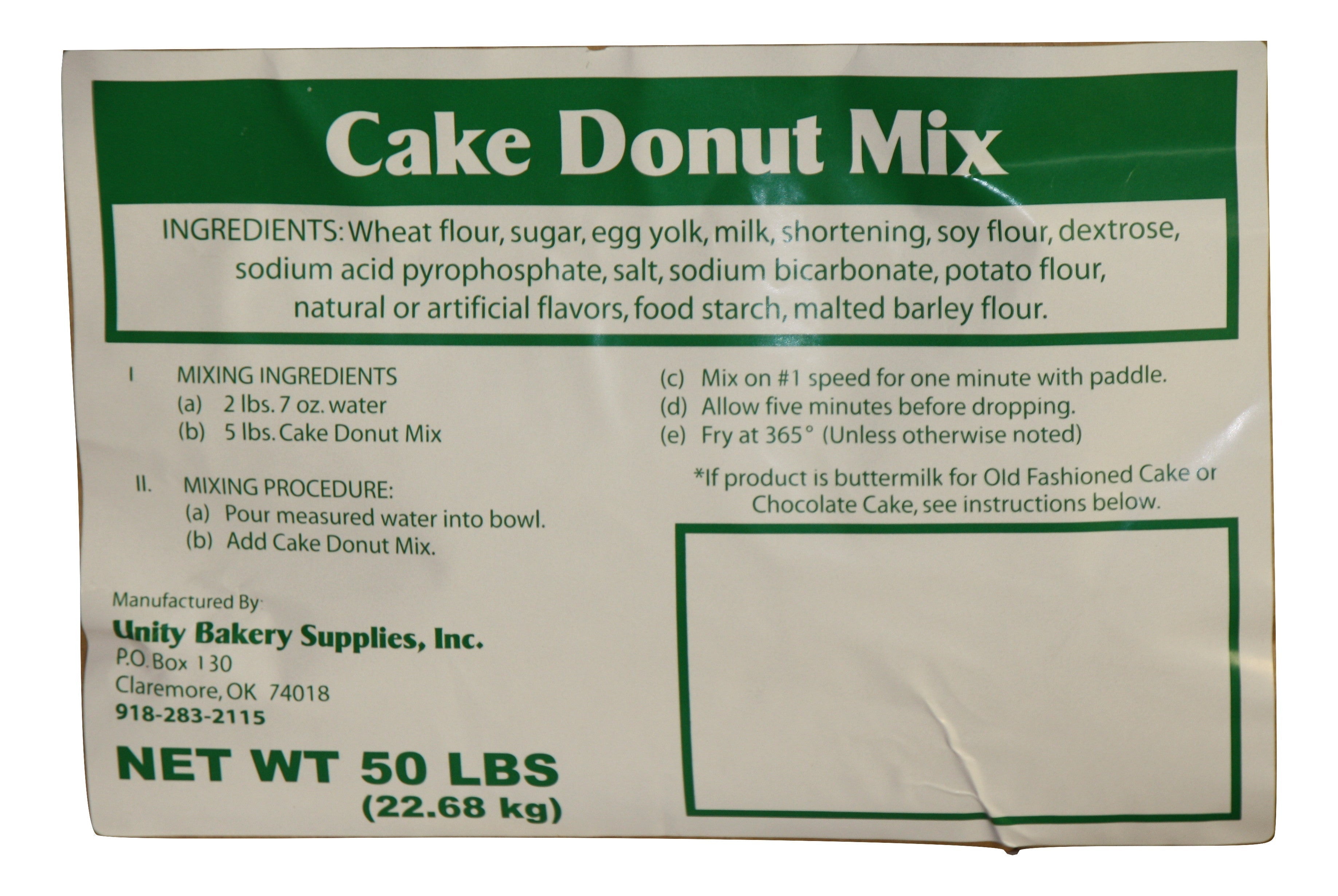 Vanilla Cake Donut Mix-35#