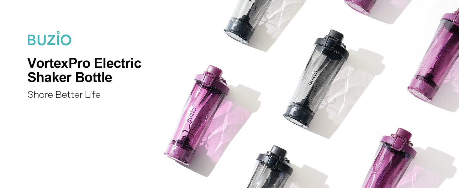 Introducing the 24oz Rechargeable Electric Protein Shaker Bottle – Buzio  Bottle