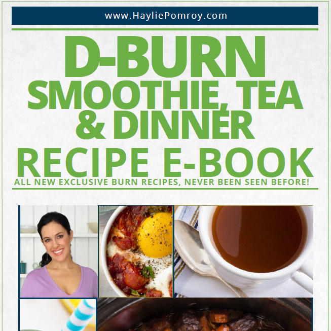  D-Burn Smoothie, Tea & Dinner Recipe E-Book 