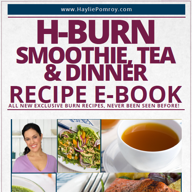  H-Burn Smoothie, Tea & Dinner Recipe E-Book 