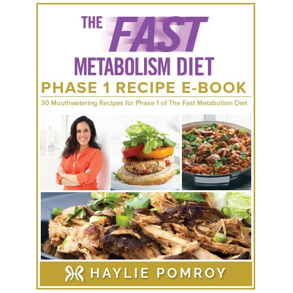  Fast Metabolism Diet Phase 1 Recipe Digital Book 