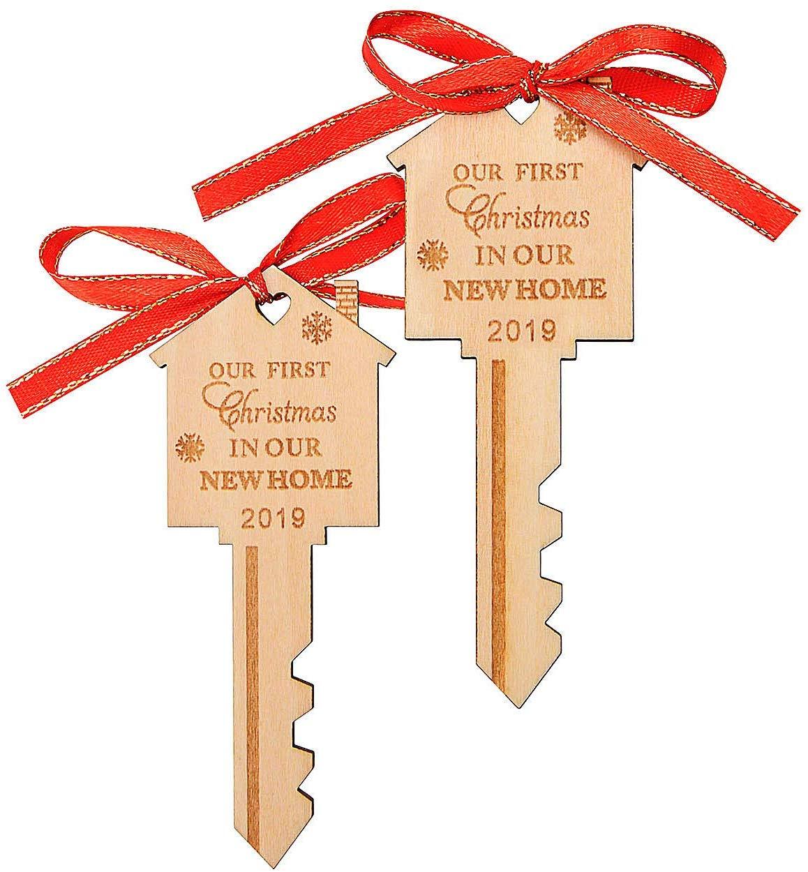 Our First Christmas in Our New Home Key Christmas Housewarming, Party  Decoration