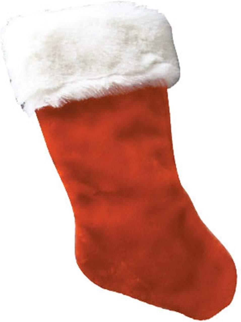 New Christmas Stocking With White Fur Trim for Christmas Decoration