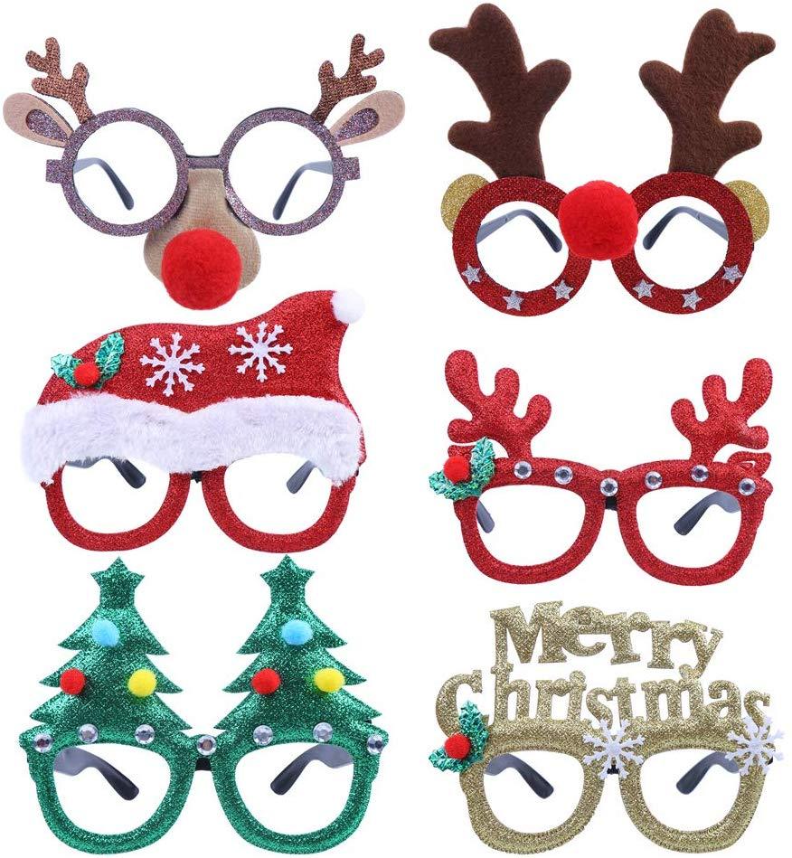 Party Favor Christmas Glasses Frames Costume Eyeglasses for Kids