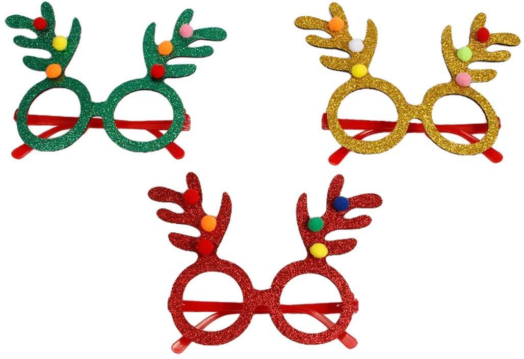 New Cute Reindeer Glasses Set for Christmas