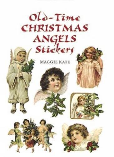 New Beautiful Old-Time Christmas Angels Stickers