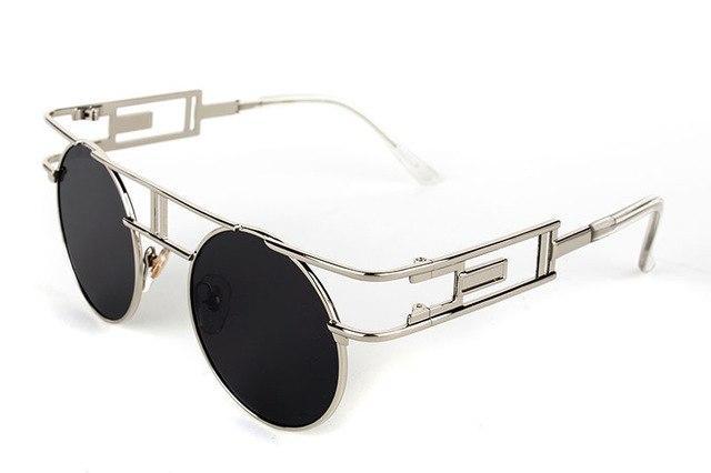 New Metal Frame Designer Steampunk Sunglasses