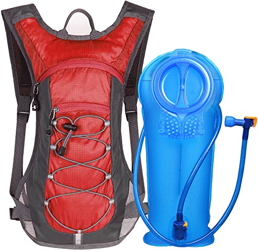The bag come without a hydration bladder