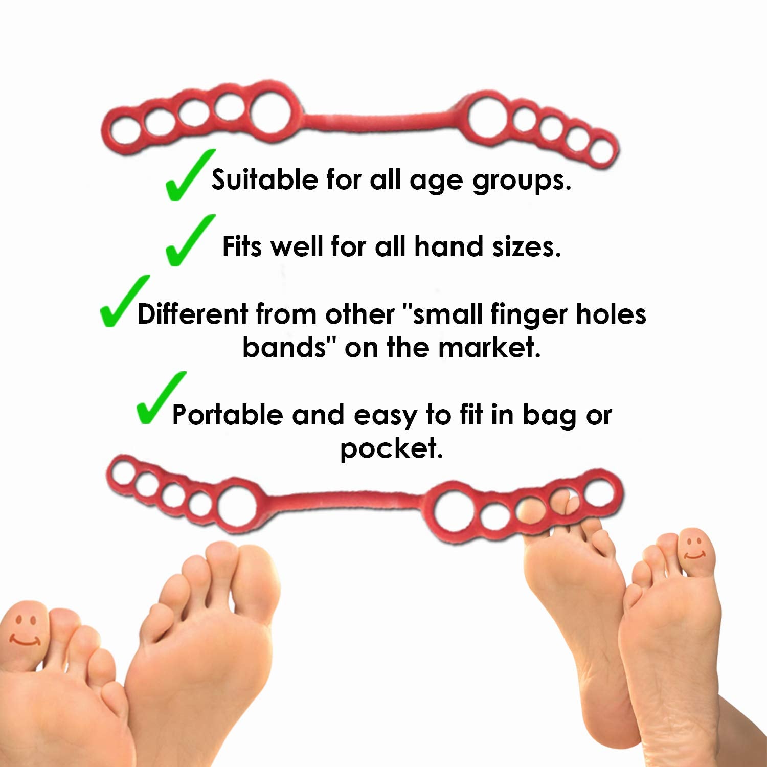 activelife - Toe Separators to Help Correct and Strengthen Toes to Their Original Shape, Bunion Corrector For Women, Toe Spacers for Hammer Toe Straightening, Pedi Spacers For Foot Care