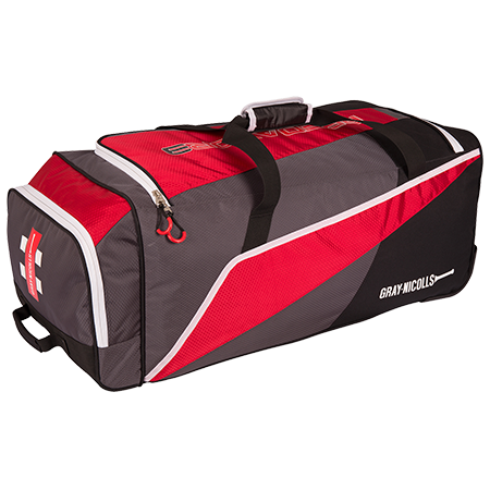 Gray Nicolls Predator 3 - 300 Cricket Kit Bag Red/Black/Grey