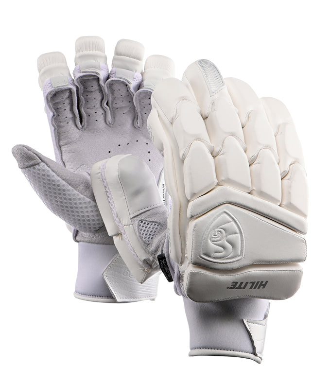 SG Hilite White Cricket Batting Gloves