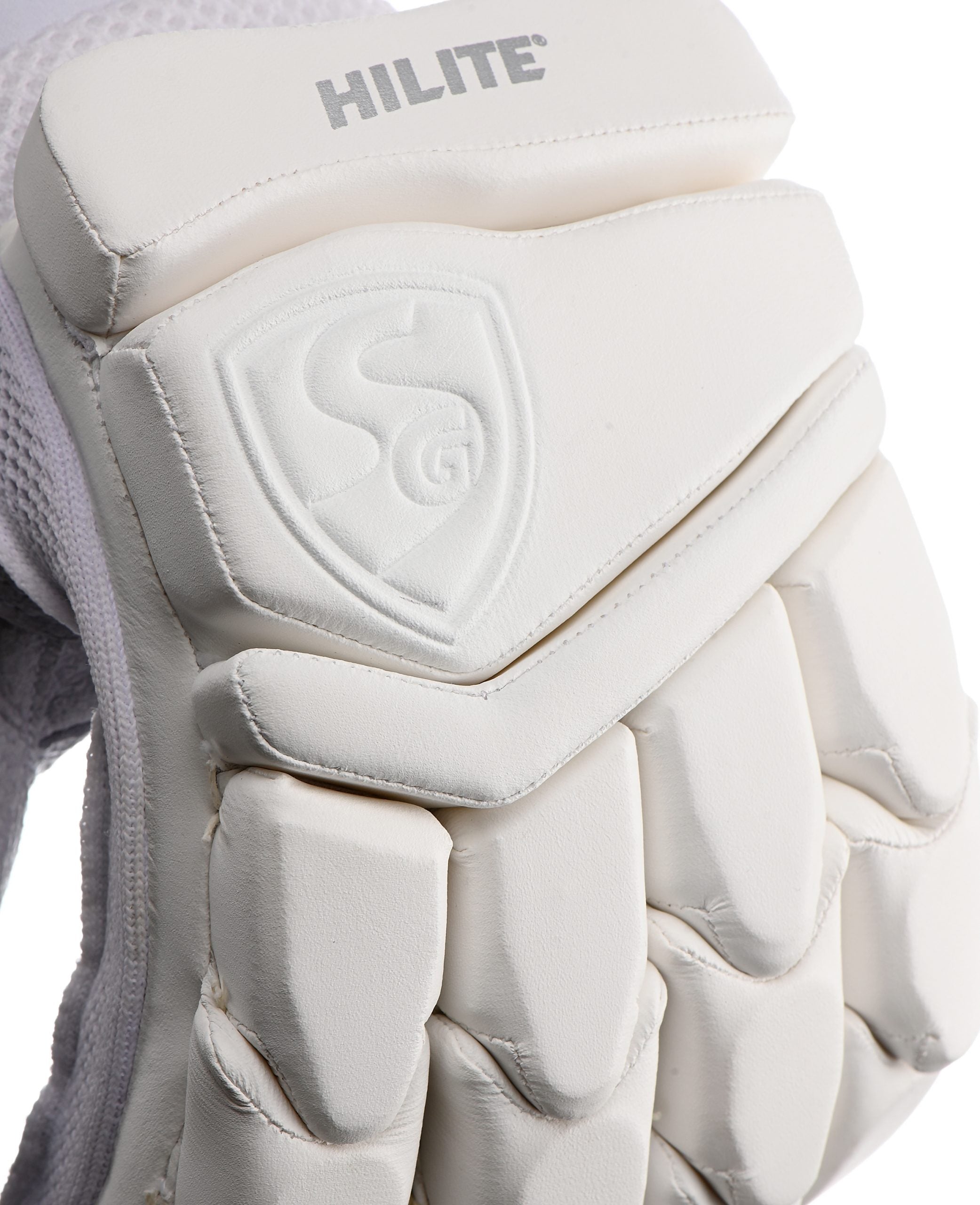 SG Hilite White Cricket Batting Gloves