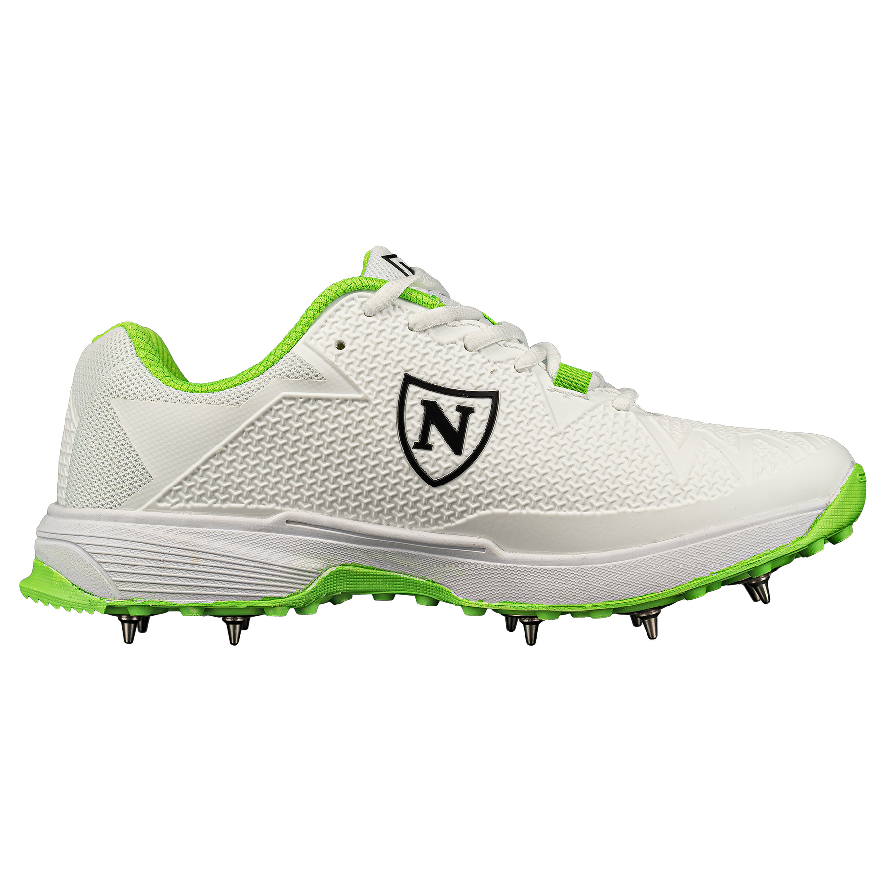 Newbery  Flexispike Elite All Rounder Cricket Shoes - White / Green