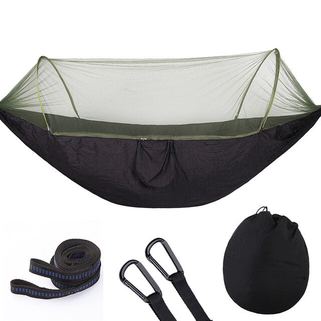 Campers Quick Opening Hammock With Mosquito Net