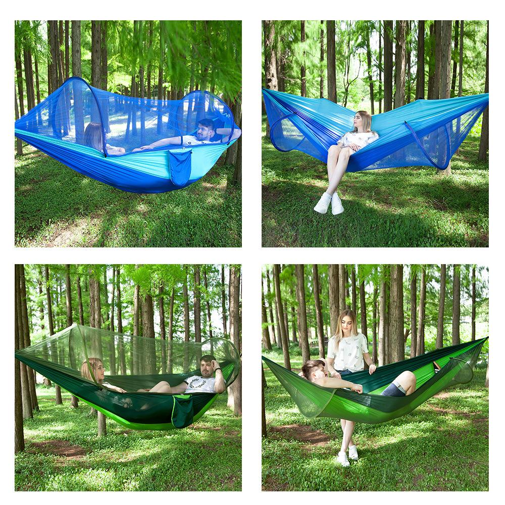 Campers Quick Opening Hammock With Mosquito Net